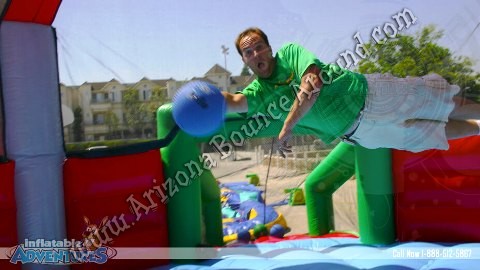 Inflatable sports games for sports parties Phoenix Arizona